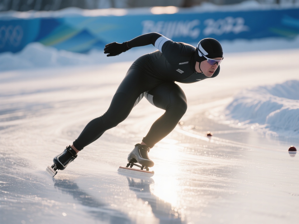 速滑星空体育 (速滑星空体育:冰上飞驰,绽放无限激情) 在寒冷的冬季,当冰面反射出耀眼的光芒时,速滑这项运