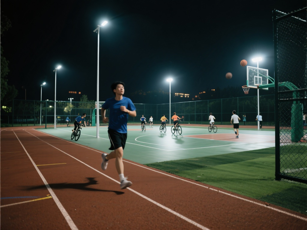 深泽星空体育:夜晚运动场上的璀璨光芒 (深泽星空体育:夜晚运动场上绽放的璀璨光芒) 夜跑、夜骑、夜间篮球……随着生活节奏的加快,越来越