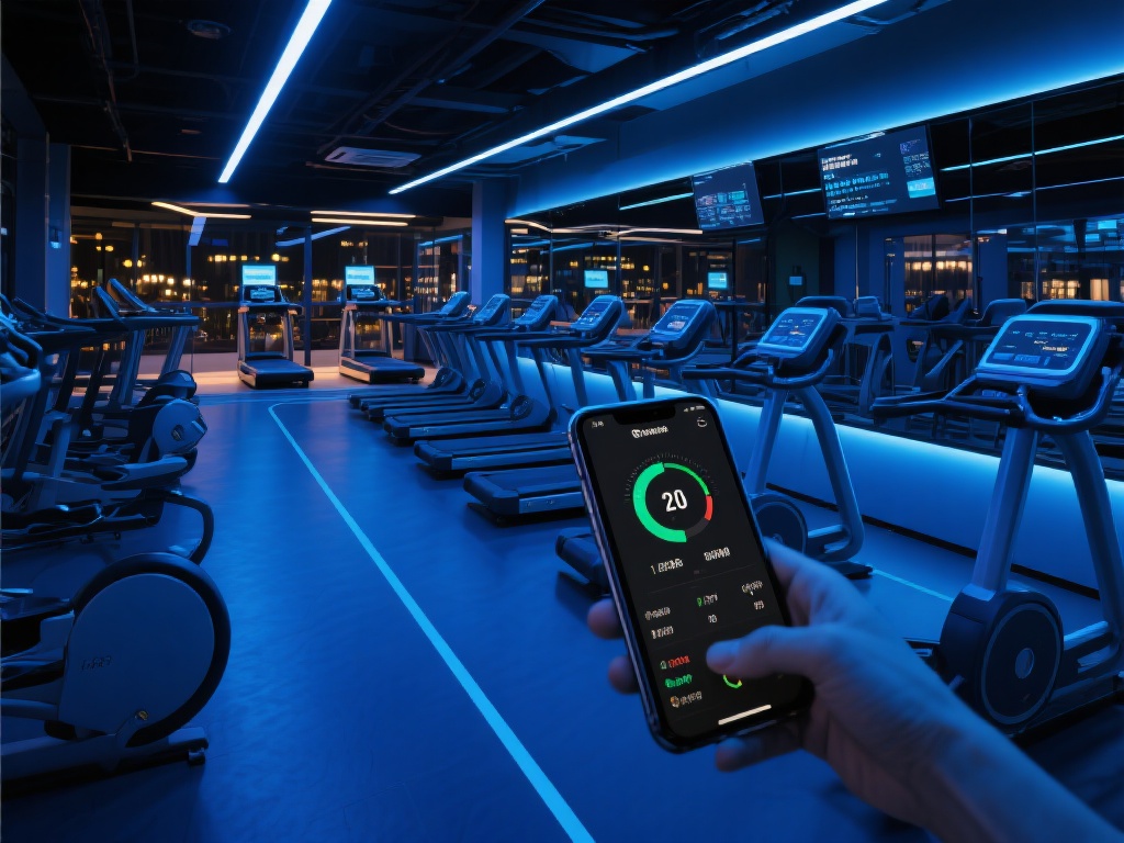 此外，场馆还配备了先进的智能健身设备，用户可以通过