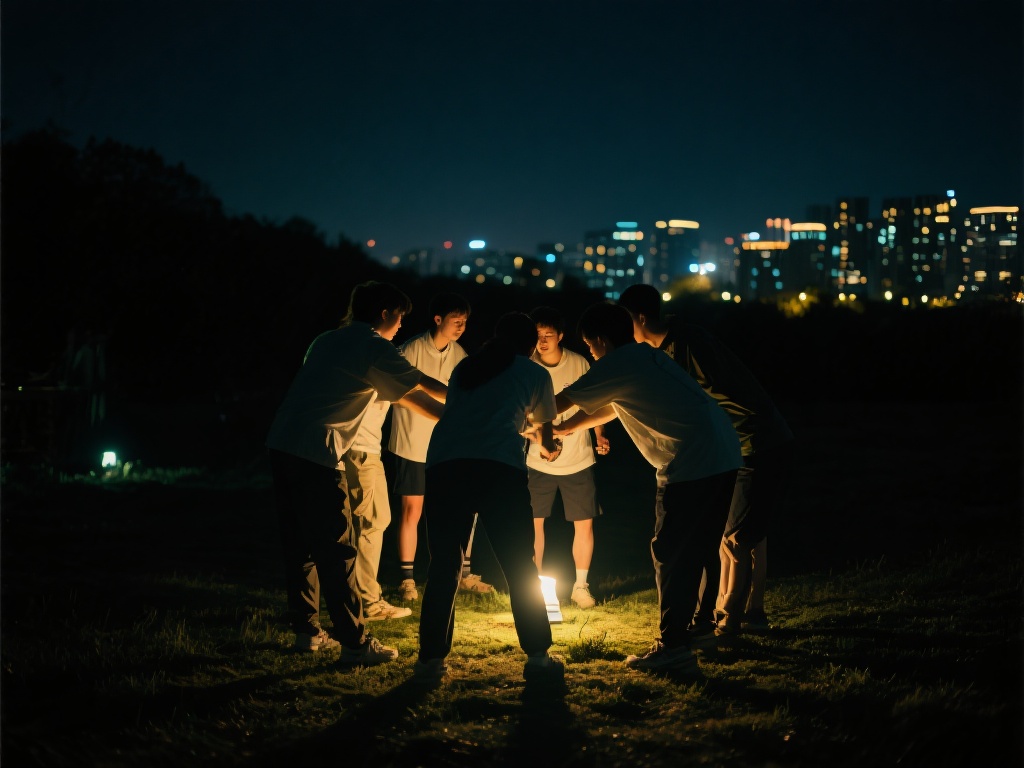 户外体育游戏星空,夜色中的团队协作挑战 (户外体育游戏星空:夜色中的团队协作挑战赛) 此外,夜间户外活动还能让人暂时远离城市的喧嚣,专注